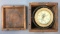 Antique Maritime Compass In Wood Box