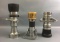 Group of 3 Vintage Fire House Nozzles