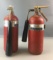 Group of 2 Vintage General Fire Extinguishers