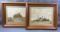 Group of 2 Antique photographs of ships