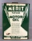 Vintage Merit Motor Oil 2 gallon can