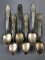 Group of 6 Antique Avery Company Silverplate Spoons