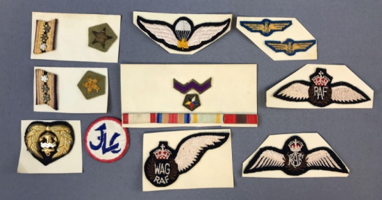 Group of Vintage Military Insignia RAF and others