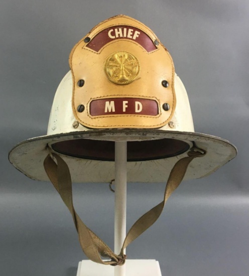 Antique Firefighters Helmet Melrose Park