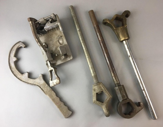 Group of 5 Vintage Firefighters Tools