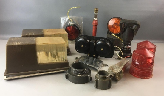Group of Vintage Miscellaneous Firefighter Items