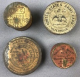 Group of 4 Tins of Musket Caps and more