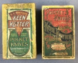 Antique Pocket Knife Boxes Keen Kutter