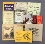 Group of 9 Vintage Pamphlets and Catalogs and more