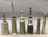 Group of 6 Antique Oilers and more