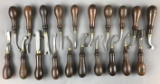 Group of 20 Vintage leather working tools