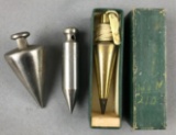 Group of 3 Vintage plumb bobs