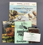 Group of vintage Remington calendar catalog and more