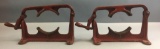 Group of 2 Vintage Firetruck Hose Clamps