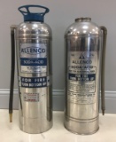 Group of 2 Vintage Soda Acid Fire Extinguishers