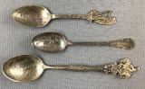 Group of 3 Vintage Sterling Spoons