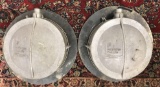 Group of 2 Western and Cullen Division Federal Sign and Signal Corporation Sign pieces