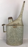 Vintage oil can