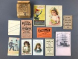 Group of Vintage and Antique Postcards, Pamphlets, menus and more