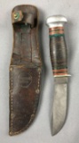 Vintage Remington UMC Knife in Leather Sheath