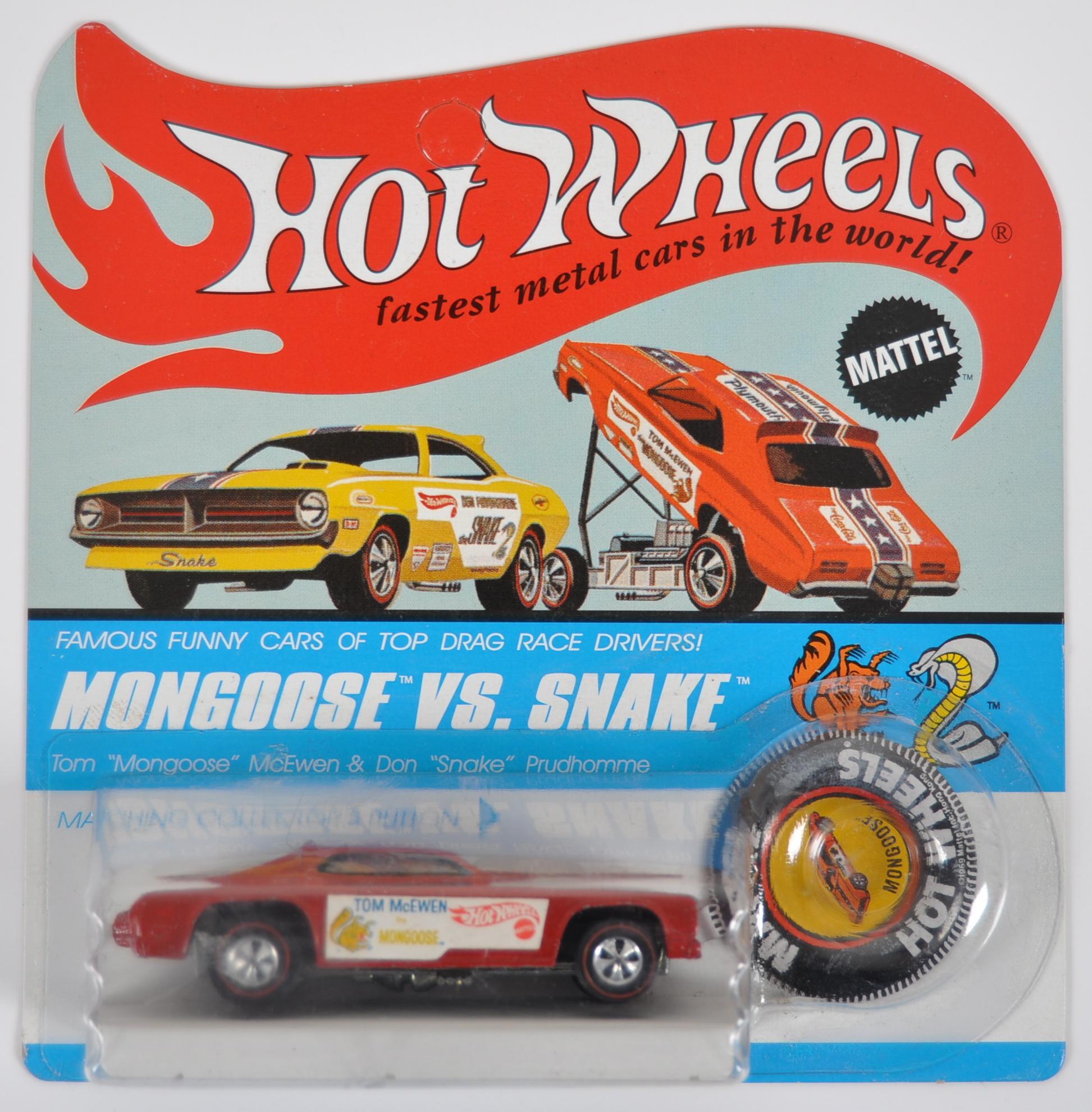 Hot Wheels Red Line Tom McEwen Mongoose vs Snake | Proxibid