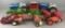 Group of 14 pieces die-cast metal and plastic farm equipment