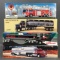 Group of 6 toy Texaco trucks in original packaging