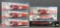 Group of 6 toy trucks in original packaging