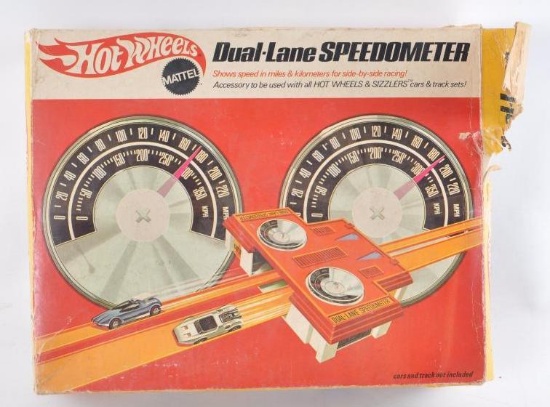 Hot Wheels Dual-Lane Speedometer with Original Box