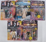 Group of 5 Star Trek Action Figures in Original Packaging