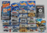 Group of 25 Hot Wheels Die-Cast Vehicles in Original Packaging