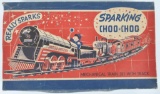 Vintage Sparking Choo Choo Mechanical Train Set in Original Box