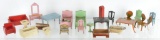 Group of Vintage Metal and Wood Doll Furniture