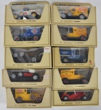 Group of 10 Matchbox Models of Yesteryear Die-Cast Vehicles with Original Boxes