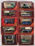 Group of 10 Matchbox Models of Yesteryear Die-Cast Vehicles with Original Boxes