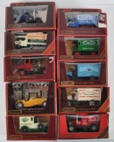 Group of 10 Matchbox Models of Yesteryear Die-Cast Vehicles with Original Boxes