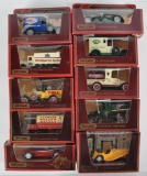 Group of 10 Matchbox Models of Yesteryear Die-Cast Vehicles with Original Boxes