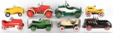 Group of 6 Hallmark Kiddie Car Classic Die-Cast Pedal Cars