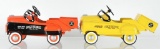 Group of 2 Hallmark Kiddie Car Collection Die-Cast Pedal Car Dump Truck