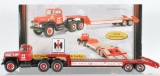 First Gear 1957 International Die-Cast Tractor with Lowboy and Original Box