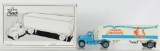 First Gear 1960 Mack Model B-61 Die-Cast Tractor and Trailer with Original Box