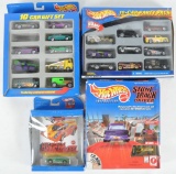 Group of 4 Hot Wheels Die-Cast Vehicle Gift Packs