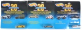 Group of 3 Hot Wheels 20th Anniversary Special Collectors Edition Gift Sets