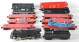 Group of Lionel O Gauge Train Cars