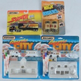 Group of 4 Matchbox Die-Cast Vehicle Sets in Original Packaging