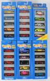 Group of 6 Hot Wheels 5 Car Die-Cast Vehicle Gift Packs