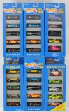 Group of 6 Hot Wheels 5 Car Die-Cast Vehicle Gift Packs