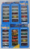 Group of 6 Hot Wheels 5 Car Die-Cast Vehicle Gift Packs