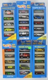 Group of 6 Hot Wheels 5 Car Die-Cast Vehicle Gift Packs