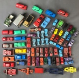 Group of 70+ Tootsie Toy Die Cast Vehicles and trailers